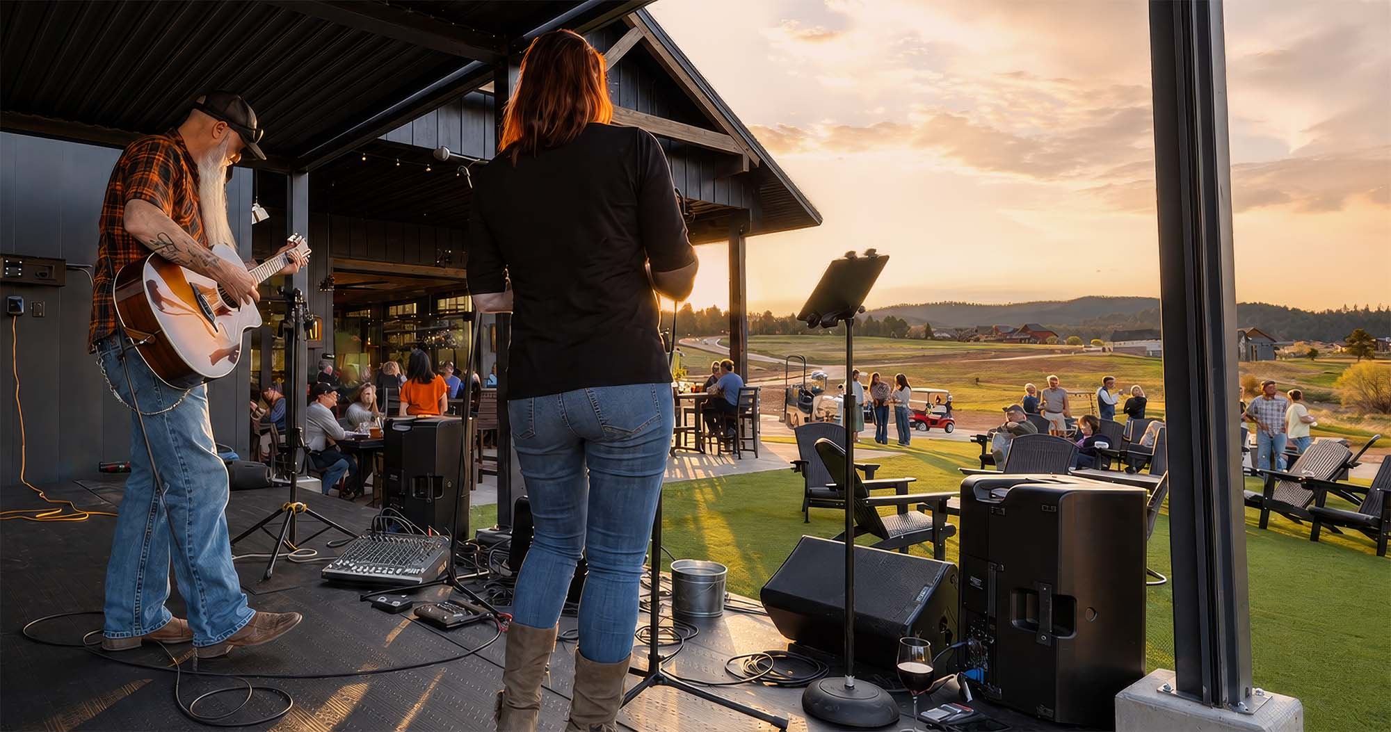 view from the stage